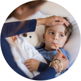 Episódios de febre inferior a 39º C